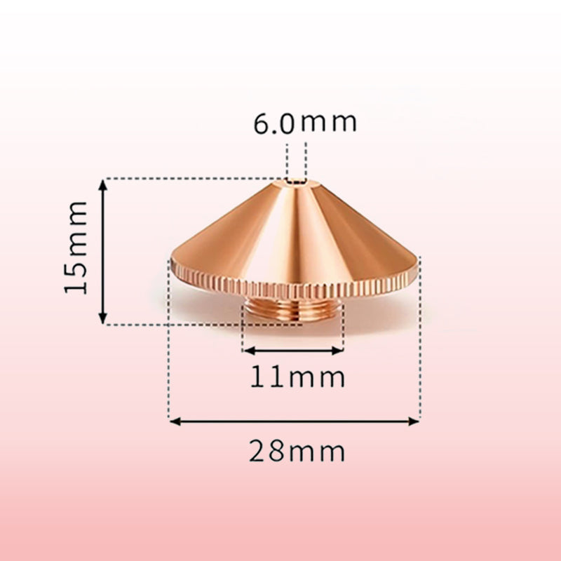 SINGLE LAYER CUTTING NOZZLE D28
